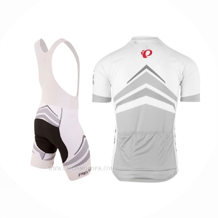 2018 Ropa Ciclismo Pearl Izumi Blanco Gris Mangas Corta y Culotte Corto